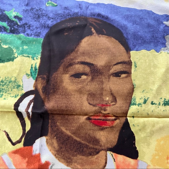 Gauguin Vintage silk scarf - Picture 4 of 5